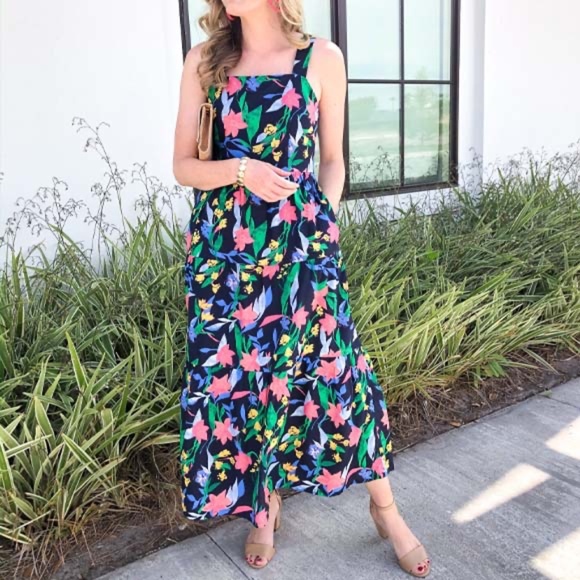 J.CREW FLORAL TIERED MAXI DRESS NWT - Picture 6 of 10